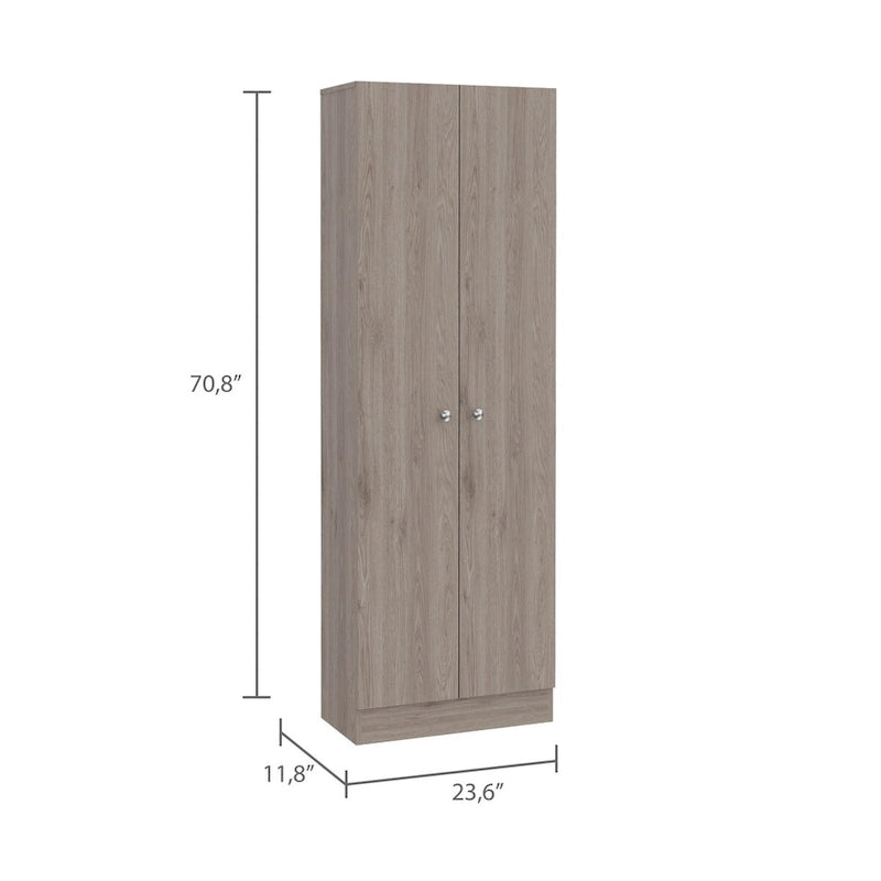 Armoire à linge sur pied avec 5 étagères L 60 cm x H 180,5 cm