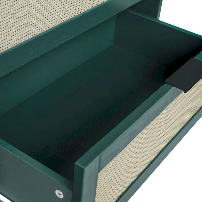 Table de chevet avec 3 tiroirs pour chambre et salon - N/A