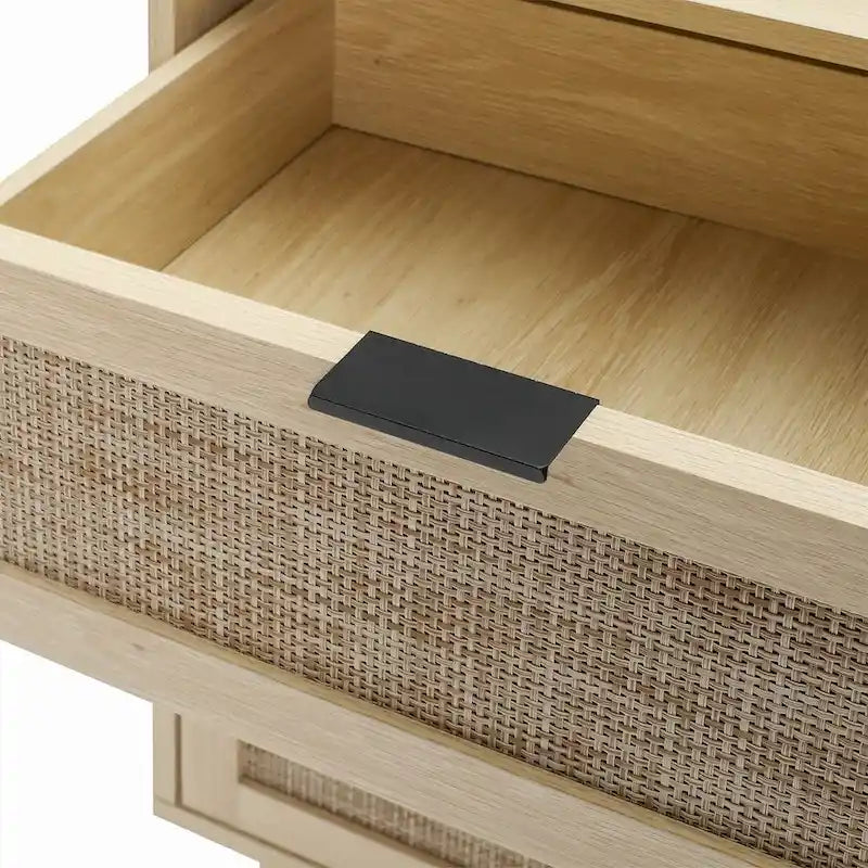 Table de chevet avec 3 tiroirs pour chambre et salon - N/A