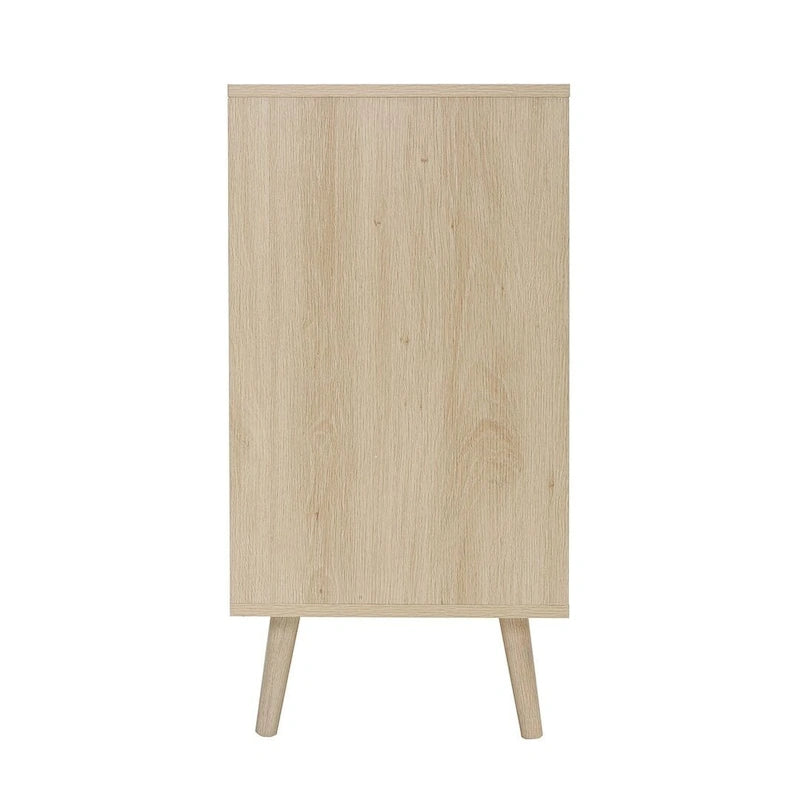 Table de chevet avec 3 tiroirs pour chambre et salon - N/A