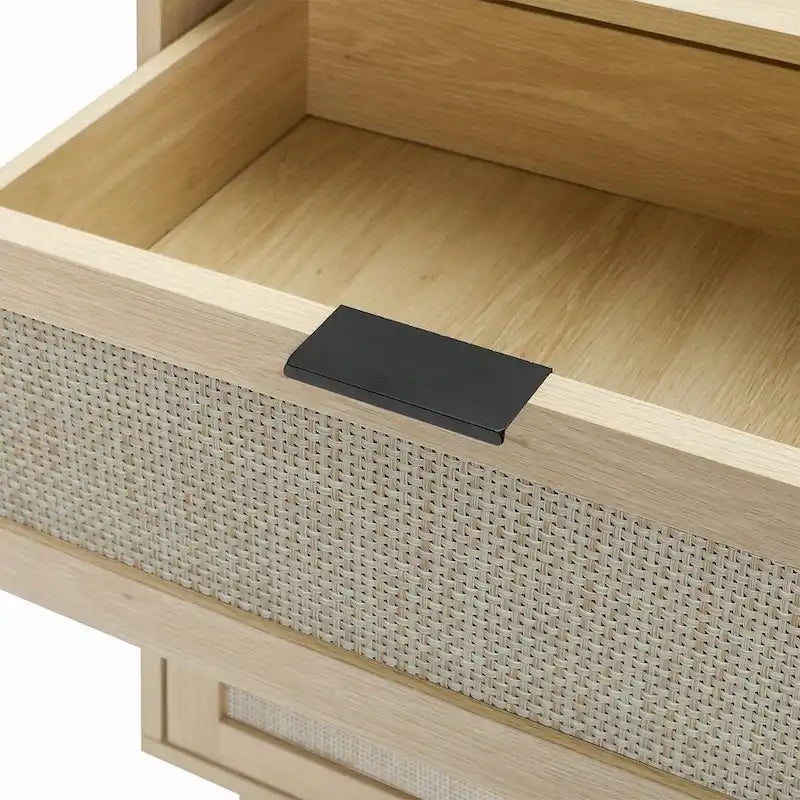 Table de chevet avec 3 tiroirs pour chambre et salon - N/A