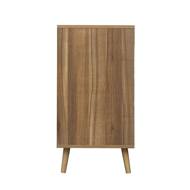 Table de chevet avec 3 tiroirs pour chambre et salon - N/A