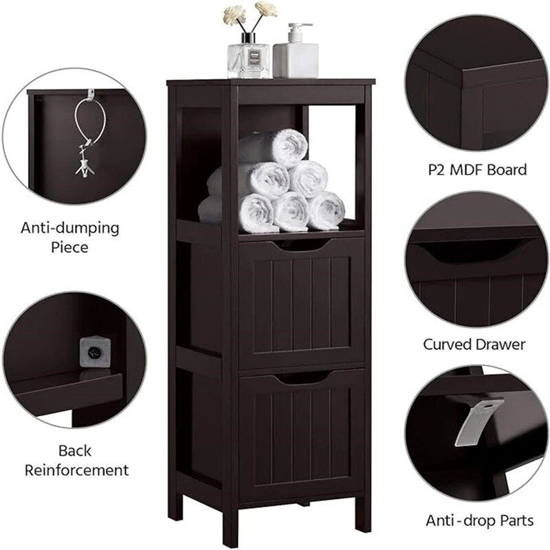 Meuble bas de salle de bain - 30P x 30L x 89H cm