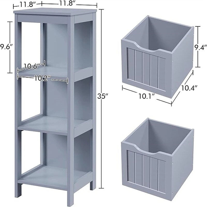 Meuble bas de salle de bain - 30P x 30L x 89H cm