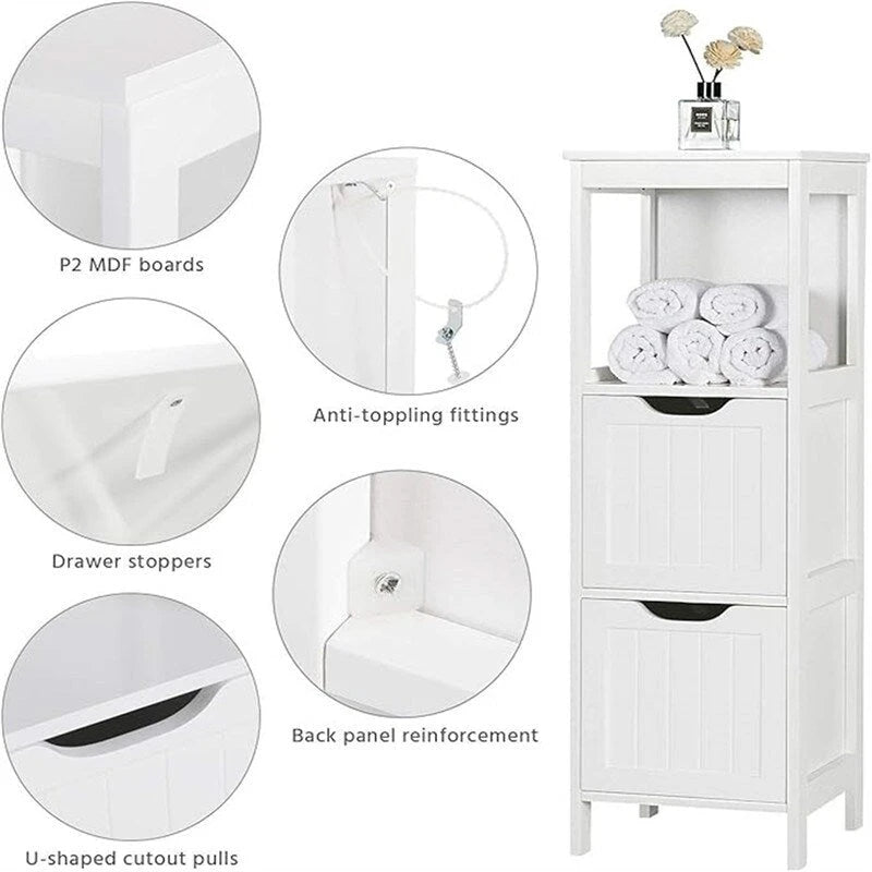 Meuble bas de salle de bain - 30P x 30L x 89H cm