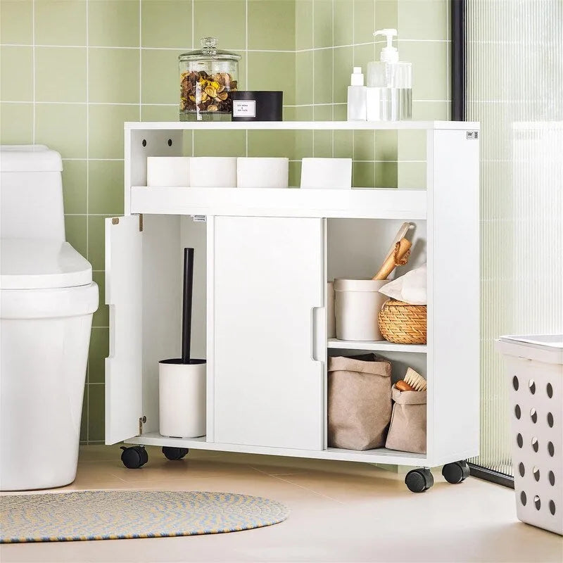 Nouveau porte-rouleau de papier toilette de salle de bain - 7.87P x 27.56L x 27.95H