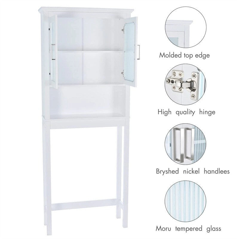 Meuble de rangement WC - 9.4P x 26.77L x 66.92H