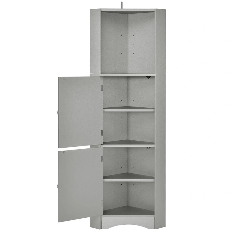Armoire de rangement autoportante avec portes