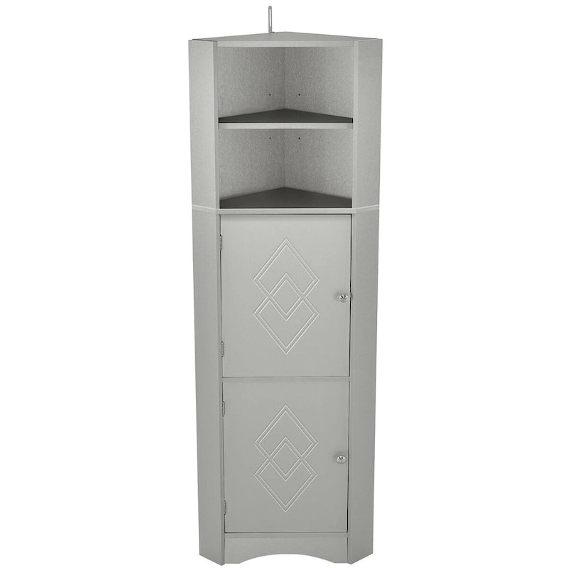 Armoire de rangement autoportante avec portes
