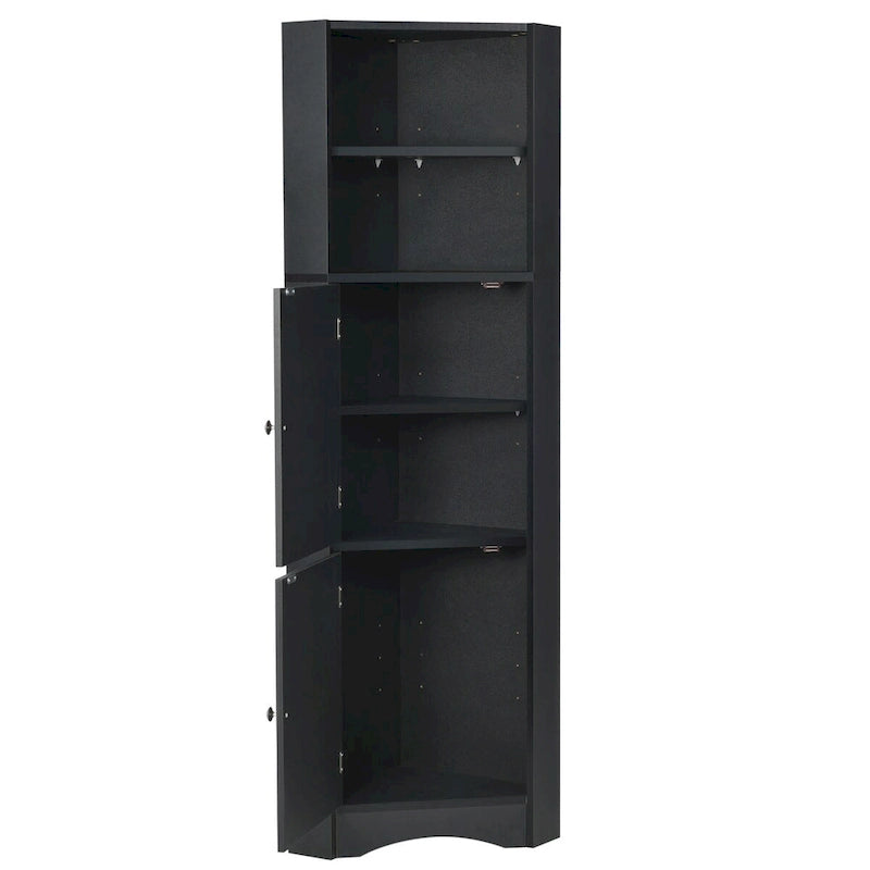 Armoire de rangement autoportante avec portes