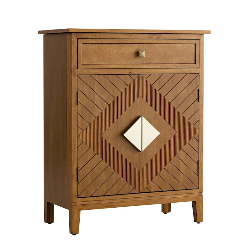 COZAYH Meuble de rangement de ferme, buffet en bois avec 2 portes et 1 tiroir