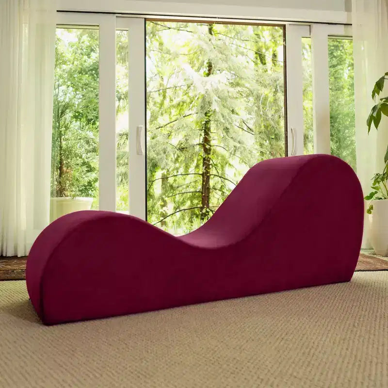 Avana Sleek Chaise Longue pour le yoga – Fabriquée aux États-Unis – Idéale pour les étirements, la relaxation, l'exercice et plus encore, 60D x 18W x 26H pouces, Gris clair
