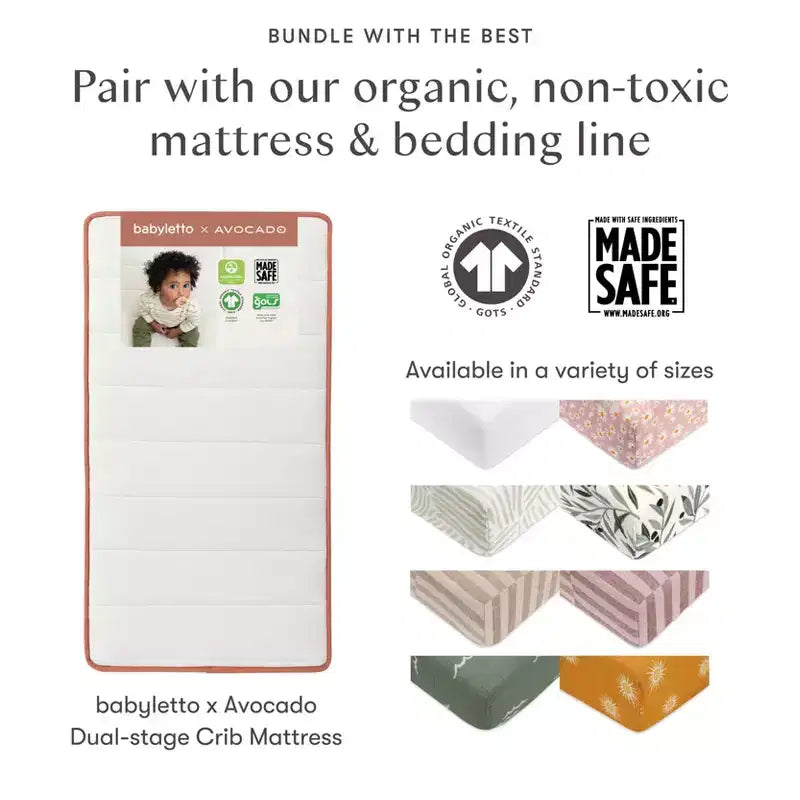 Lit de bébé convertible 8-en-1 Yuzu de Babyletto avec kits de conversion toutes étapes