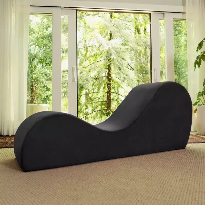 Avana Sleek Chaise Longue pour le yoga – Fabriquée aux États-Unis – Idéale pour les étirements, la relaxation, l'exercice et plus encore, 60D x 18W x 26H pouces, Gris clair