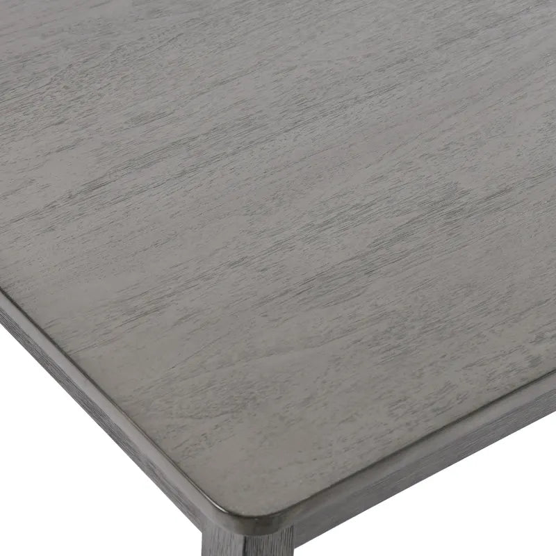 Ensembles de salle à manger 5 pièces en bois massif 47L (1 table + 4 chaises à dossier à lattes)
