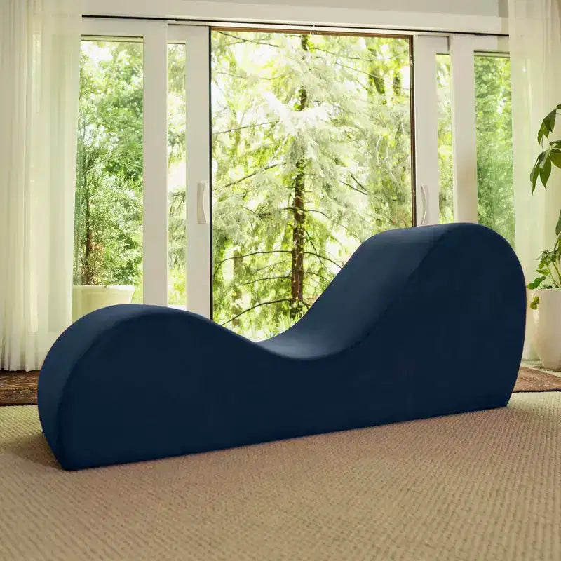 Avana Sleek Chaise Longue pour le yoga – Fabriquée aux États-Unis – Idéale pour les étirements, la relaxation, l'exercice et plus encore, 60D x 18W x 26H pouces, Gris clair